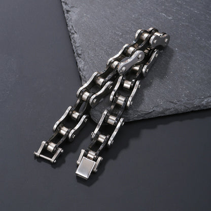 Bike Stainless Steel Chain Bracelet