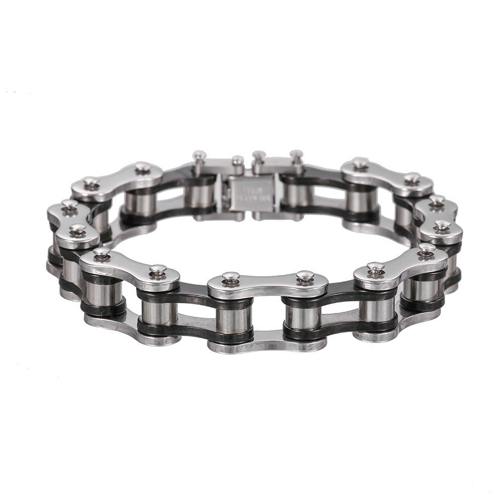 Bike Stainless Steel Chain Bracelet