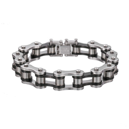 Bike Stainless Steel Chain Bracelet